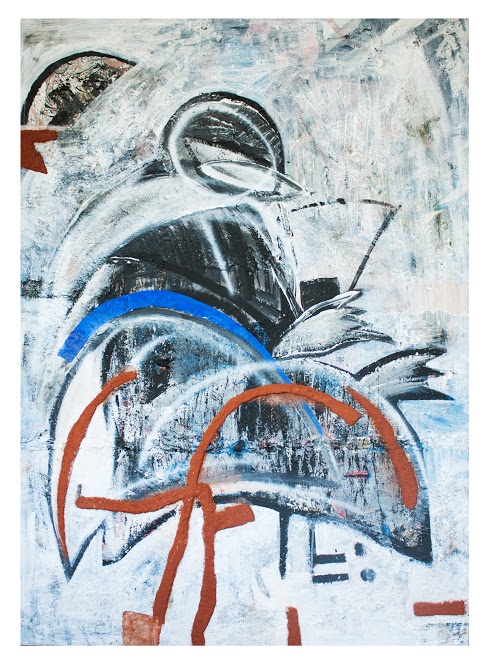 ,,Začetak,, 140x120, kombinovana tehnika 2015