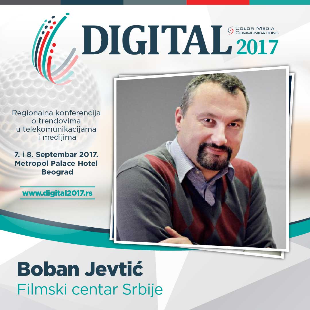 Digital 2017 – Boban Jevtić: Bioskopi neće nestati, jer to nije pitanje komfora gledanja sadržaja, već donekle i socijalizacije