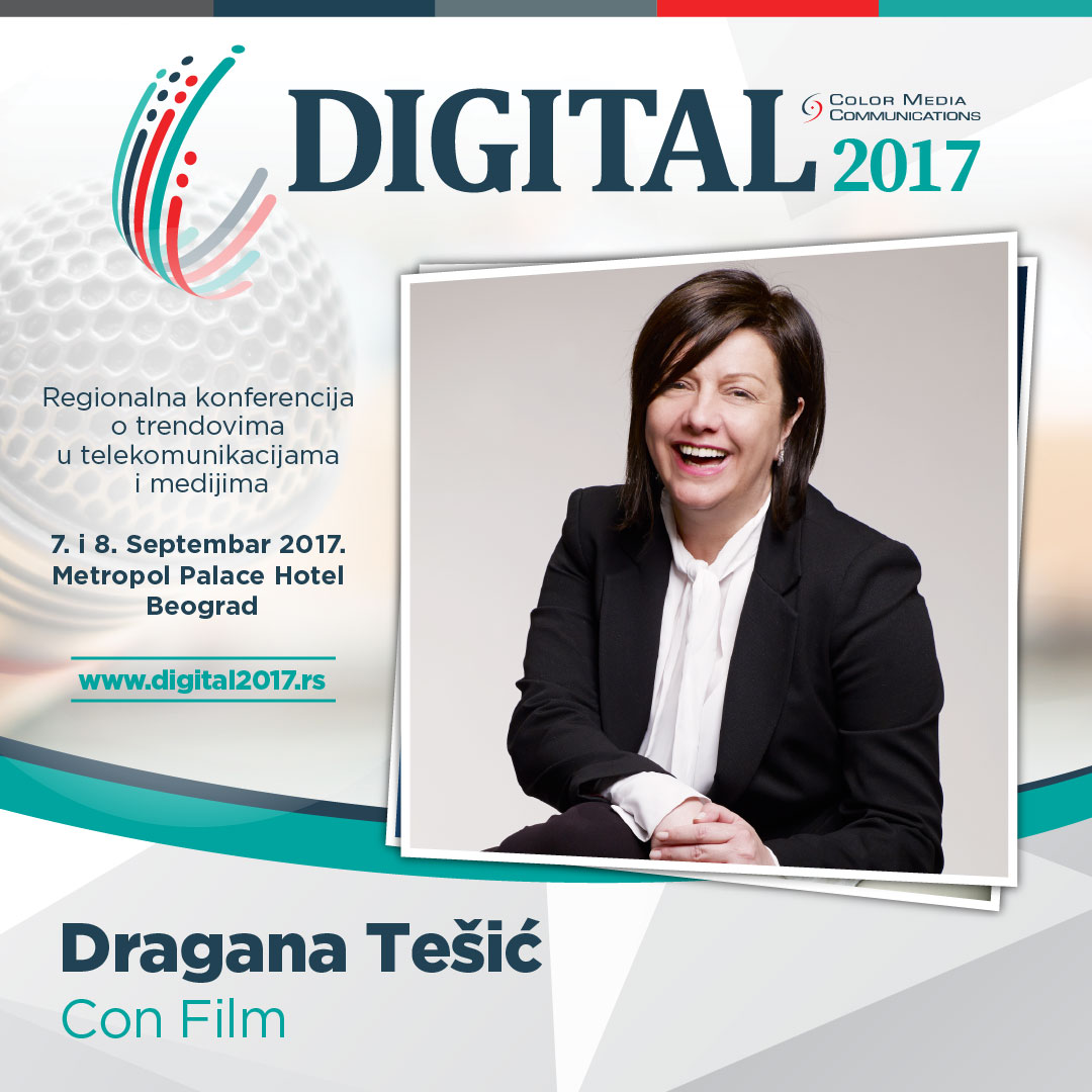 Digital 2017 – Dragana Tešić: Publiku u bioskope dovode kvalitetni, dobri filmovi, nije presudno u kojoj su tehnici urađeni