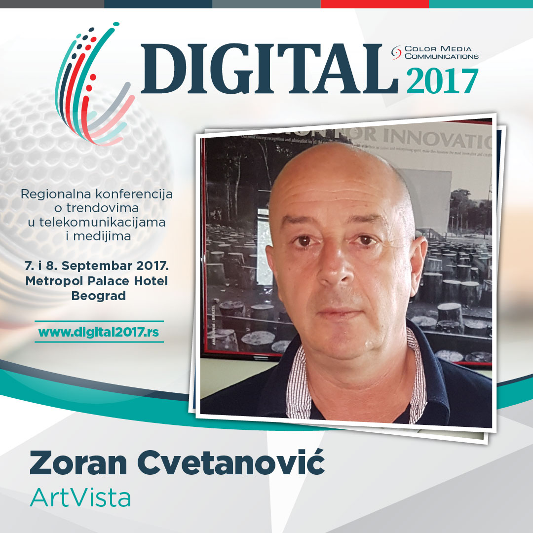 Digital 2017 – Zoran Cvetanović: Neophodno je imati dobre filmove, jer bez njih, ni najbolja tehnologija ne znači puno