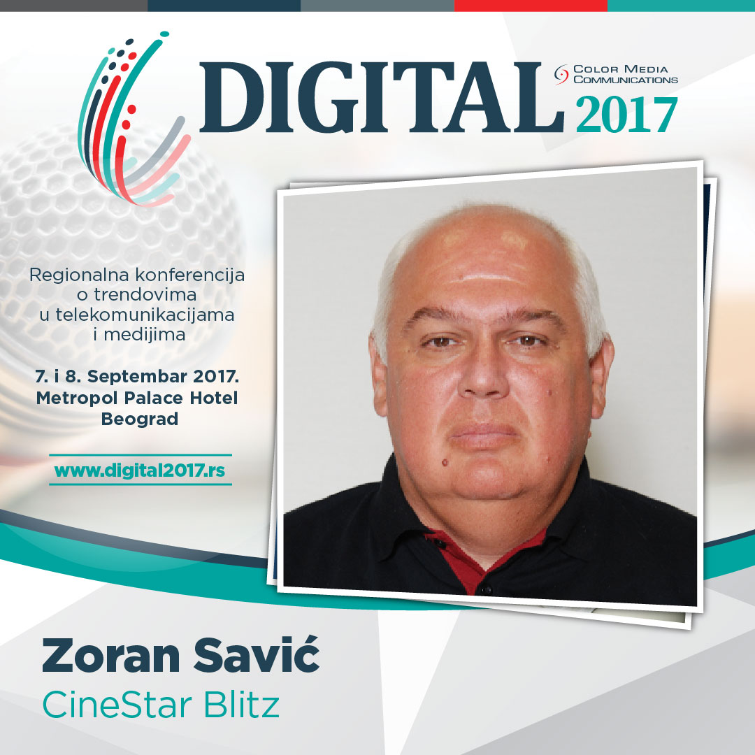 Digital 2017 – Zoran Savić: Današnjem Đenki je potrebno mnogo više od par klinaca koji jure kroz grad i viču “Ponovo radi bioskop!”